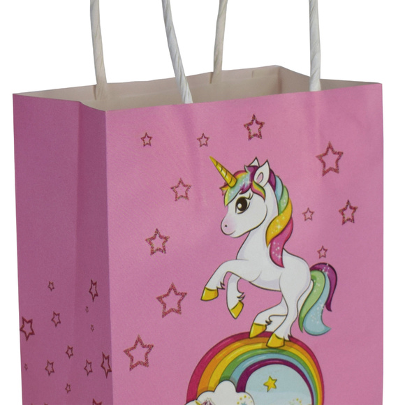 Unicorn Party Favor Candy Gift Paper Bags, 60 PCS - Picture 2 of 5